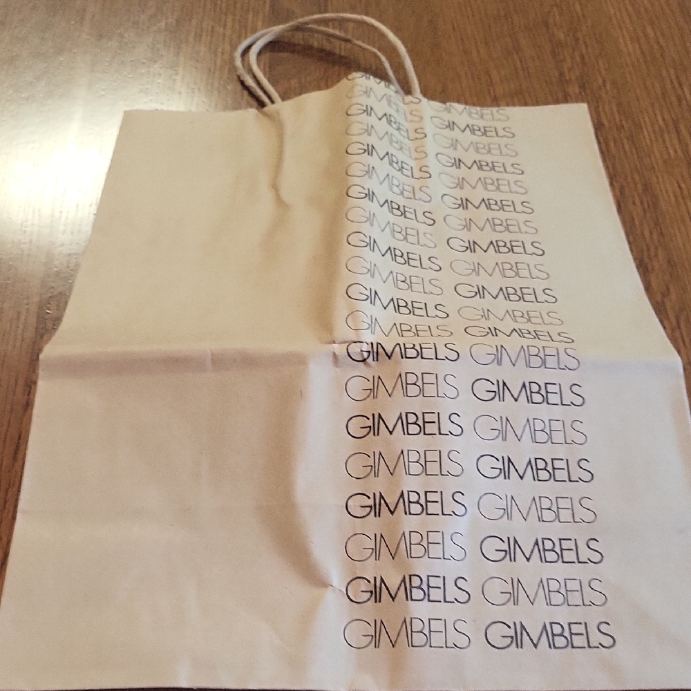 VTG Gimbels Shopping Bags (Set of 2)